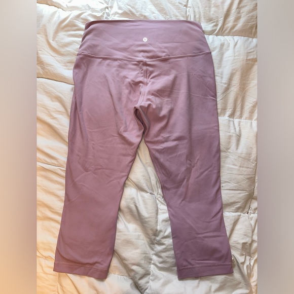 EUC Lululemon Align High Rise 21” Size 12- Peony Pink - Picture 6 of 7